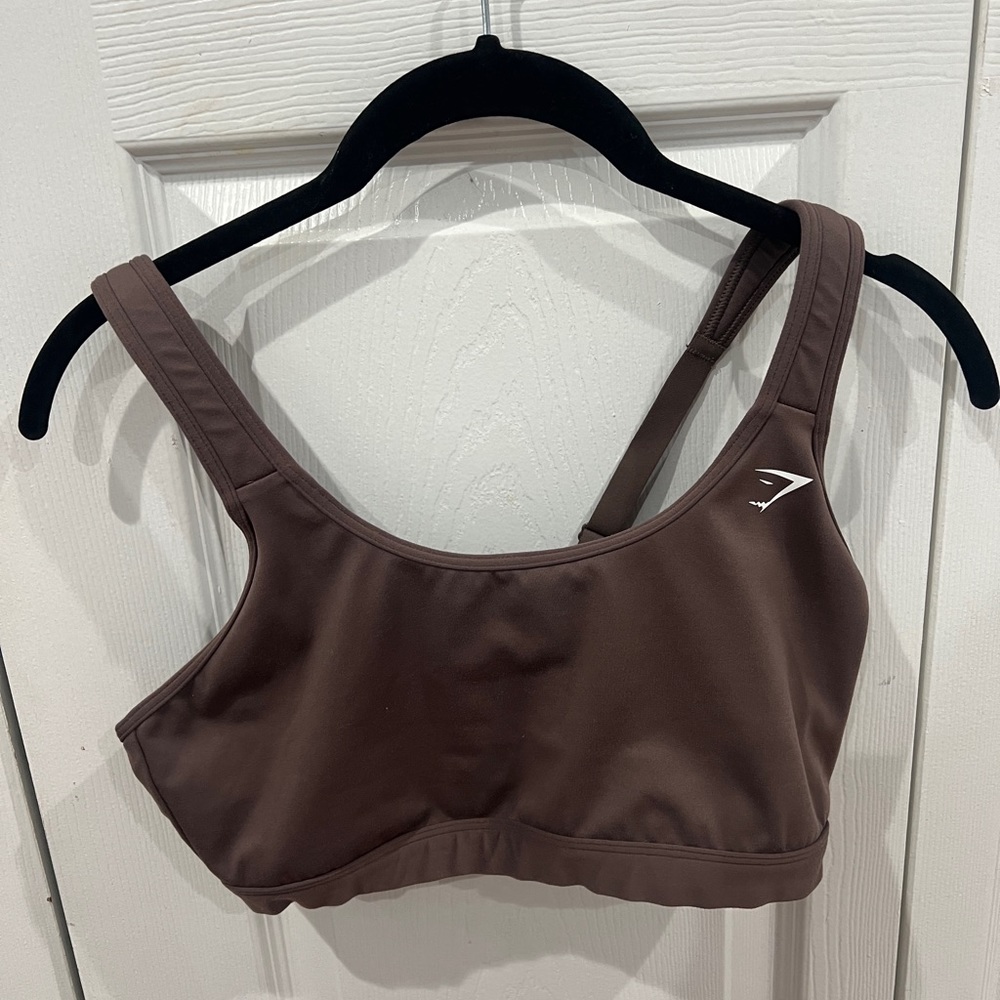 Gymshark Mocha Scoop Neck Sports Bra